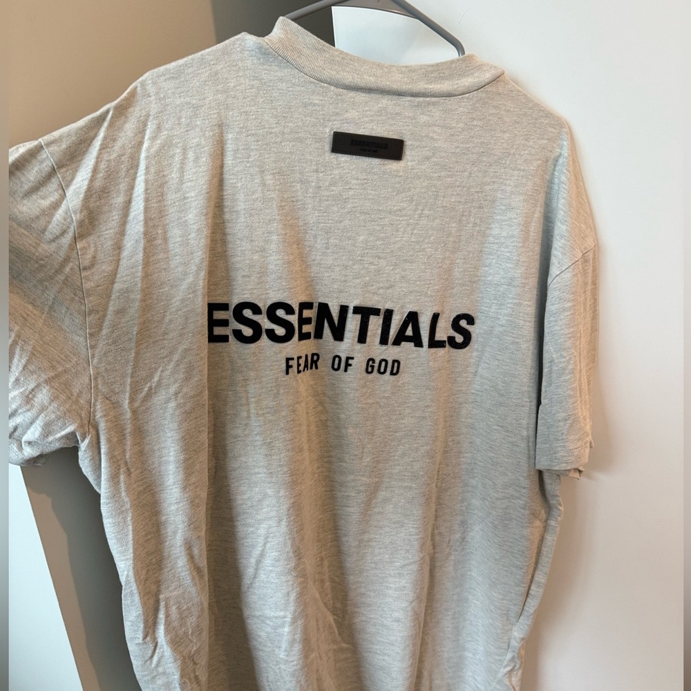 Essentials Light Gray Knit Top - Picture 4 of 5